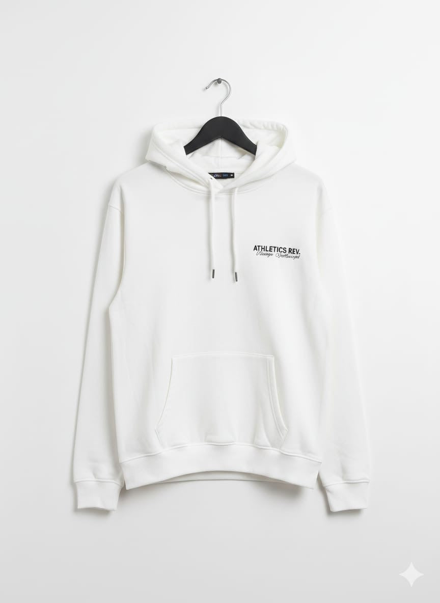 Primark white hoodie with kangaroo pockets for men’s