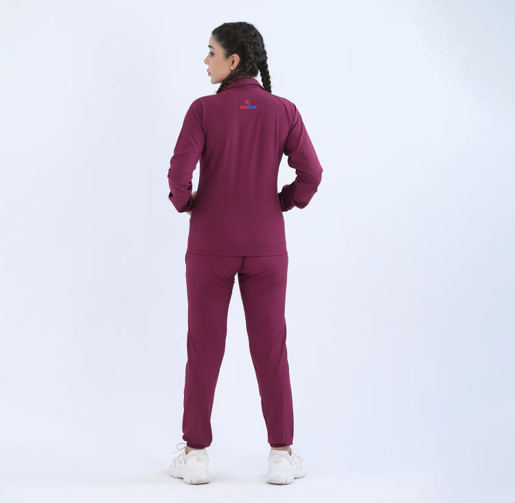 burgundy Run Fit set