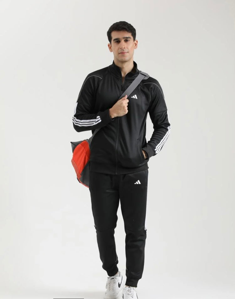 Adidas Imported Black Tracksuit